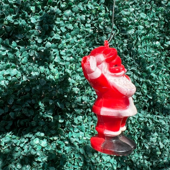 Vintage Santa ornament, 1950s candy Santa - Picture 2 of 6